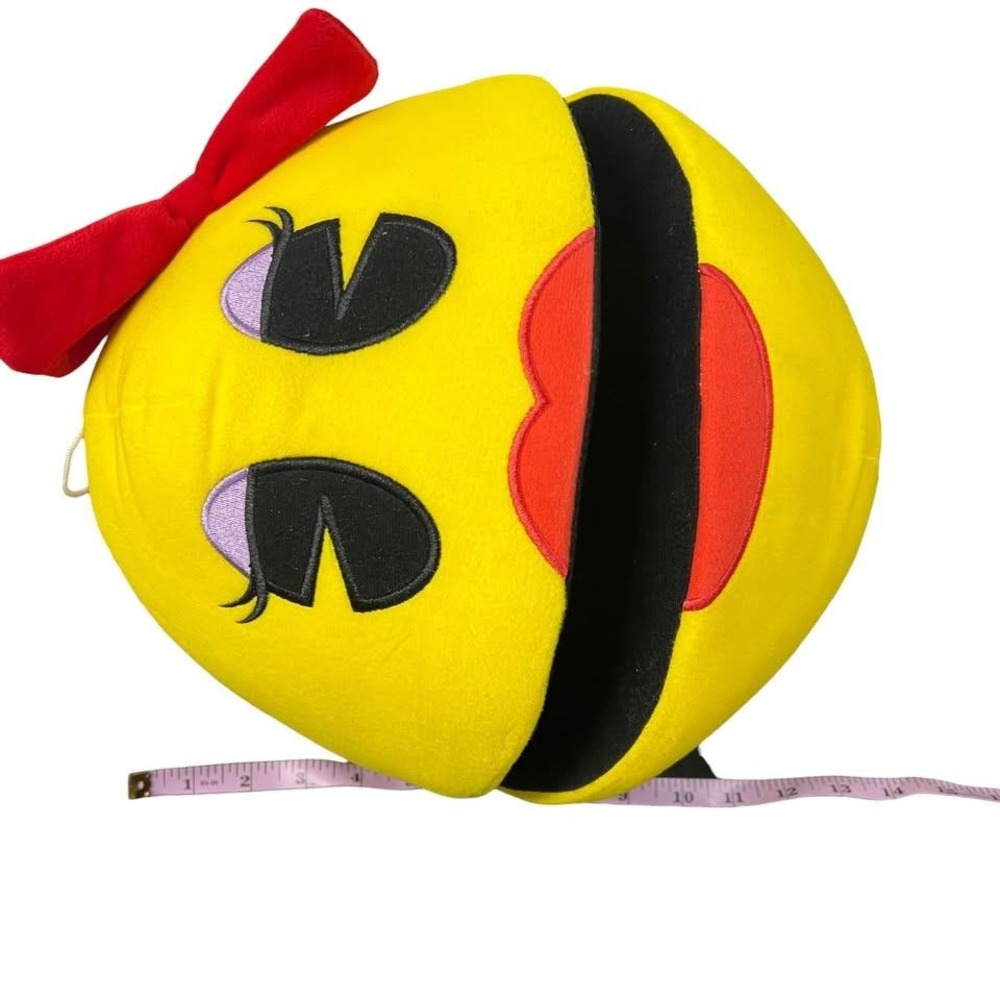 Toy Factory Ms. Pac-Man Plush Approx 14" NEW WITH TAGS - Picture 9 of 10
